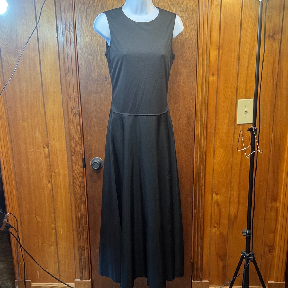 JS Collections Black Sleeveless Maxi Dress